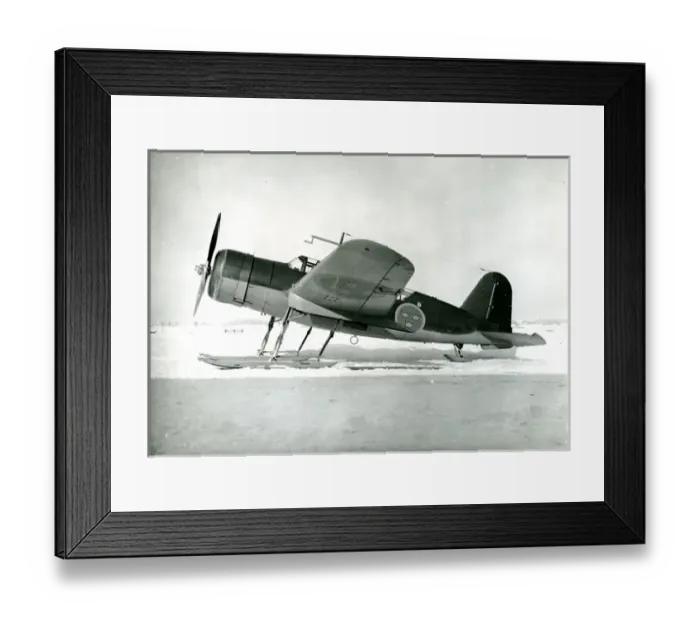 Framed Print : Saab B17B, 17101, fitted with retractable skis Framed Print : Saab B17B, 17101, fitted with retractable skis