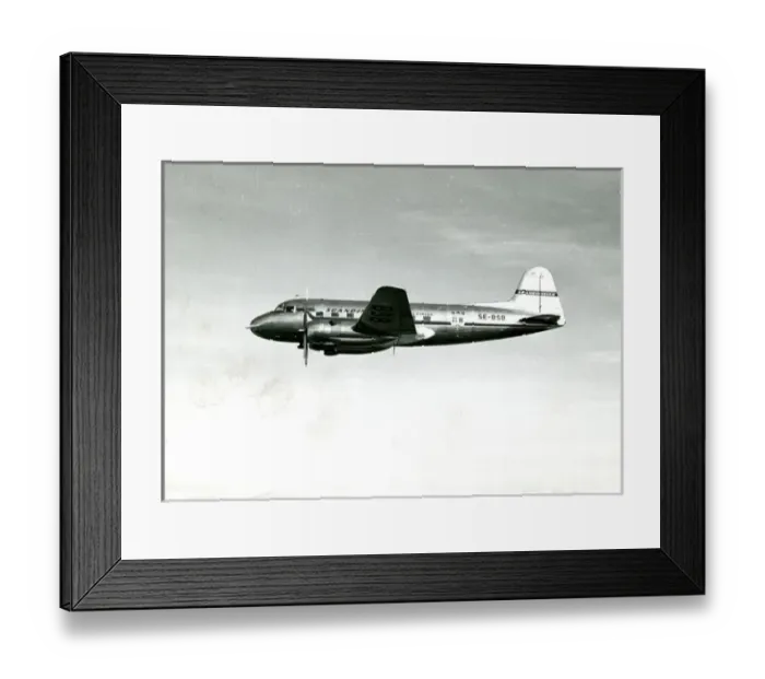 Framed Print : Saab 90 Scandia, SE-BSB, Gardar Viking, of SAS Framed Print : Saab 90 Scandia, SE-BSB, Gardar Viking, of SAS