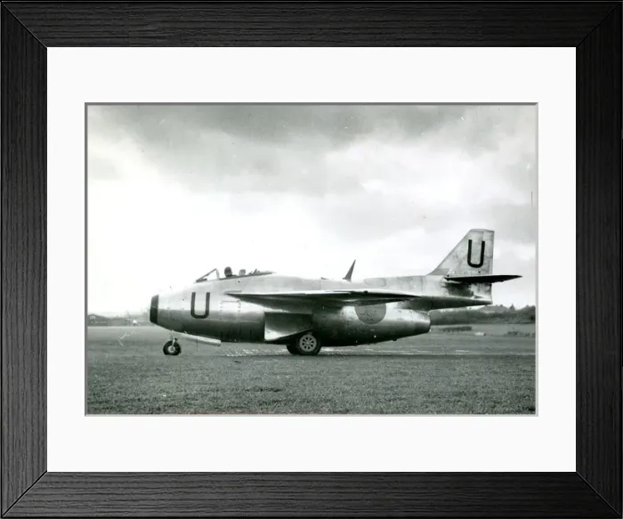 Framed Print : The prototype Saab J29, 29001