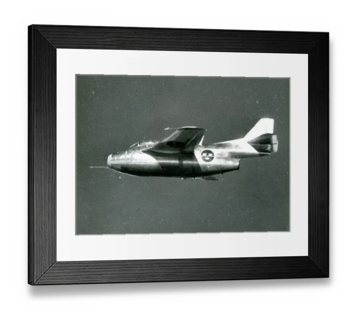 Framed Print : A prototype Saab J29 Framed Print : A prototype Saab J29