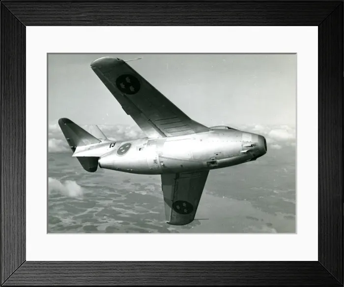 Framed Print : Saab J29A, 29106 Framed Print : Saab J29A, 29106