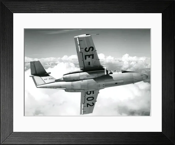 Framed Print : The second prototype Saab 105, SE-502, was later registe? Framed Print : The second prototype Saab 105, SE-502, was later registe?