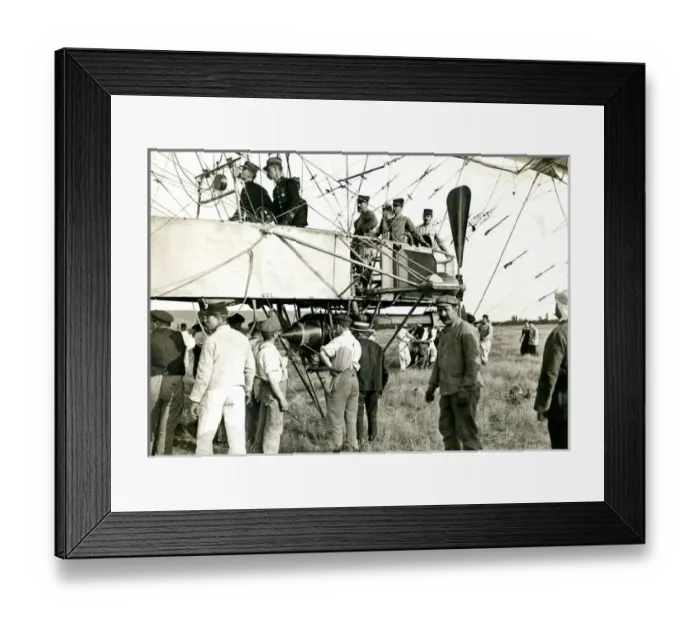Framed Print : The nacelle of the Lebaudy airship Republique Framed Print : The nacelle of the Lebaudy airship Republique
