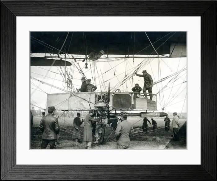Framed Print : The nacelle of the Lebaudy airship Republique Framed Print : The nacelle of the Lebaudy airship Republique