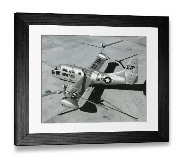 Framed Print : The first Bell XV-3 tiltrotor, 54-147 Framed Print : The first Bell XV-3 tiltrotor, 54-147