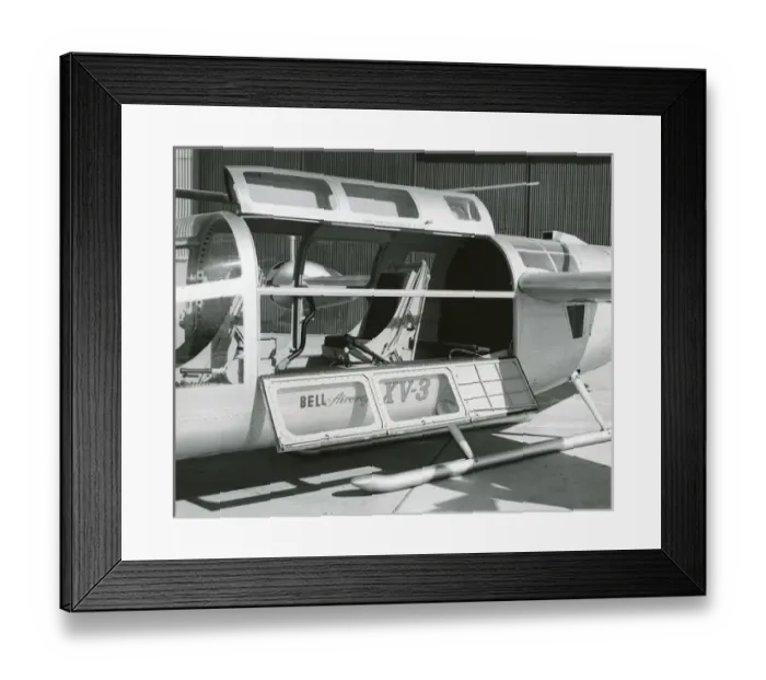 Framed Print : The first Bell XV-3 tiltrotor, 54-147 Framed Print : The first Bell XV-3 tiltrotor, 54-147