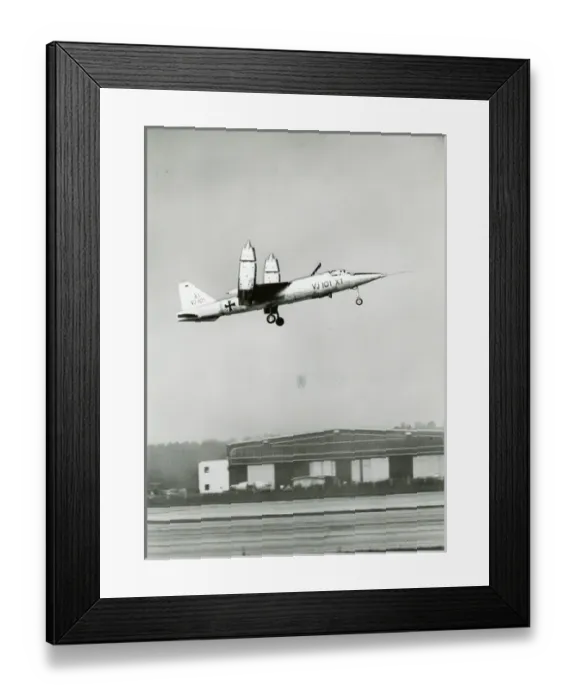 Framed Print : EWR VJ101C X1 during landing transition Framed Print : EWR VJ101C X1 during landing transition