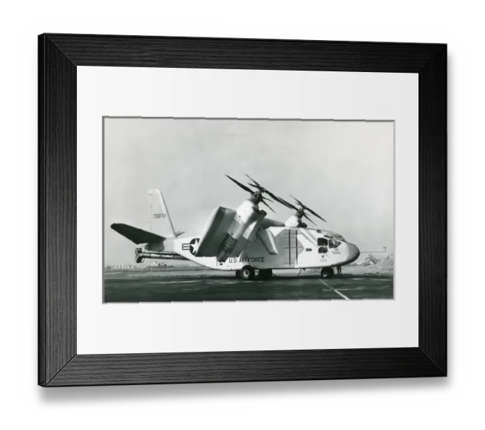 Framed Print : The sole Hiller X-18, 57-3078 Framed Print : The sole Hiller X-18, 57-3078