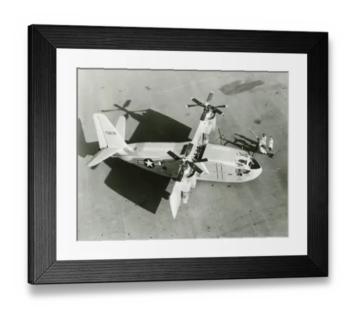 Framed Print : The sole Hiller X-18, 57-3078 Framed Print : The sole Hiller X-18, 57-3078
