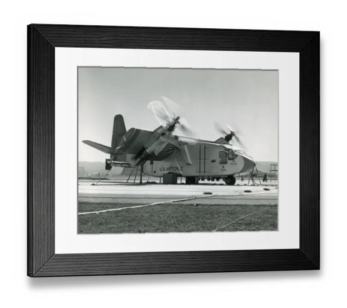 Framed Print : The sole Hiller X-18, 57-3078 Framed Print : The sole Hiller X-18, 57-3078