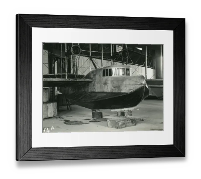 Framed Print : Curtiss H4 Small America, 3569, with a hull modified by ? Framed Print : Curtiss H4 Small America, 3569, with a hull modified by ?
