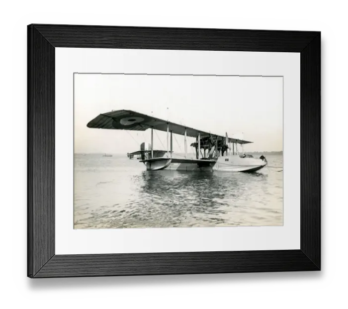 Framed Print : RNAS Calshot Unit Curtiss H12 Large America, 8681 Framed Print : RNAS Calshot Unit Curtiss H12 Large America, 8681