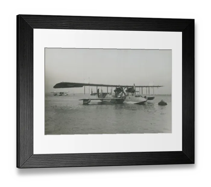 Framed Print : RNAS Calshot Unit Curtiss H12 Large America, 8681 Framed Print : RNAS Calshot Unit Curtiss H12 Large America, 8681