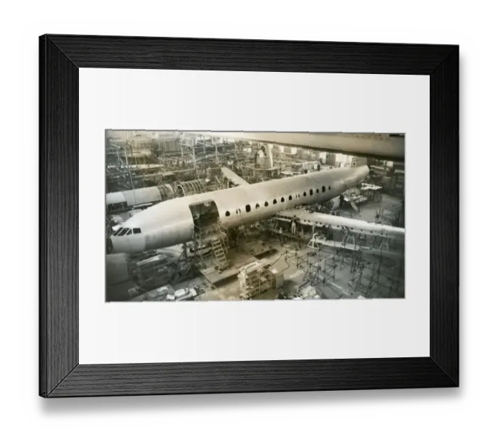 Framed Print : SNCASE later Sud-Aviation SE210 Caravelle production Framed Print : SNCASE later Sud-Aviation SE210 Caravelle production