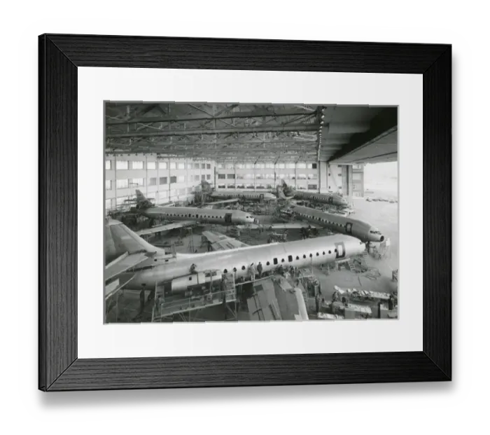 Framed Print : Sud-Aviation Caravelle production Framed Print : Sud-Aviation Caravelle production