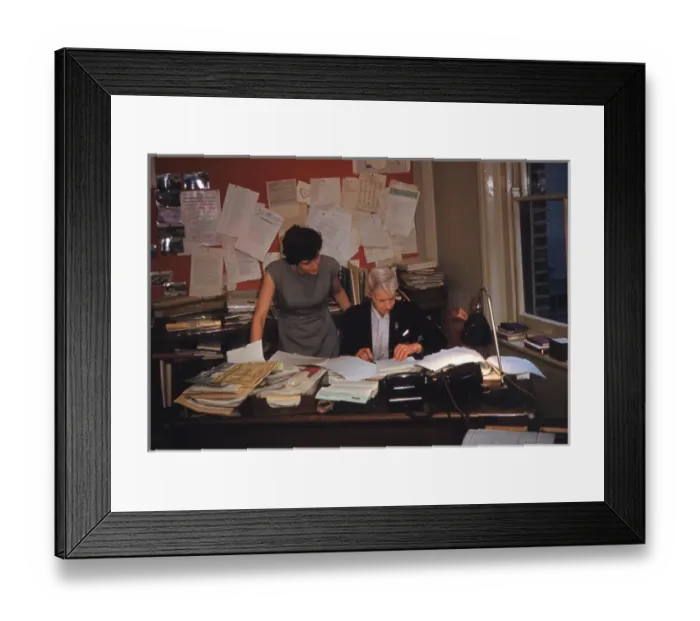 Framed Print : Joan Bradbrooke, MBE, HonCRAeS, 1908-1971 (seated), Edit? Framed Print : Joan Bradbrooke, MBE, HonCRAeS, 1908-1971 (seated), Edit?