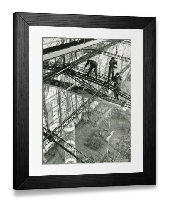 Framed Print : Assembled at Friedrichshafen during 1932-1936, the Hinde? Framed Print : Assembled at Friedrichshafen during 1932-1936, the Hinde?