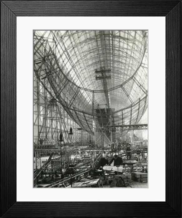 Framed Print : Assembled at Friedrichshafen during 1932-1936, the Hinde?