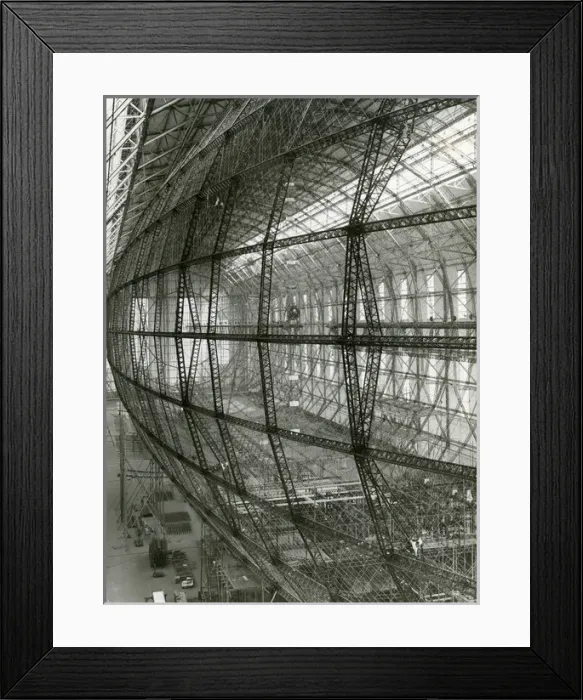 Framed Print : Assembled at Friedrichshafen during 1932-1936, the Hinde? Framed Print : Assembled at Friedrichshafen during 1932-1936, the Hinde?
