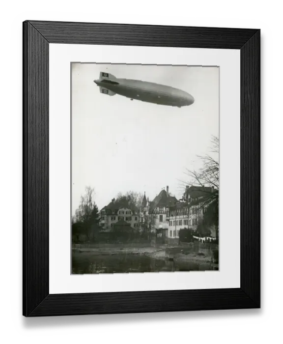 Framed Print : The LZ129 Hindenburg over Lake Constance on 4 March 1936? Framed Print : The LZ129 Hindenburg over Lake Constance on 4 March 1936?