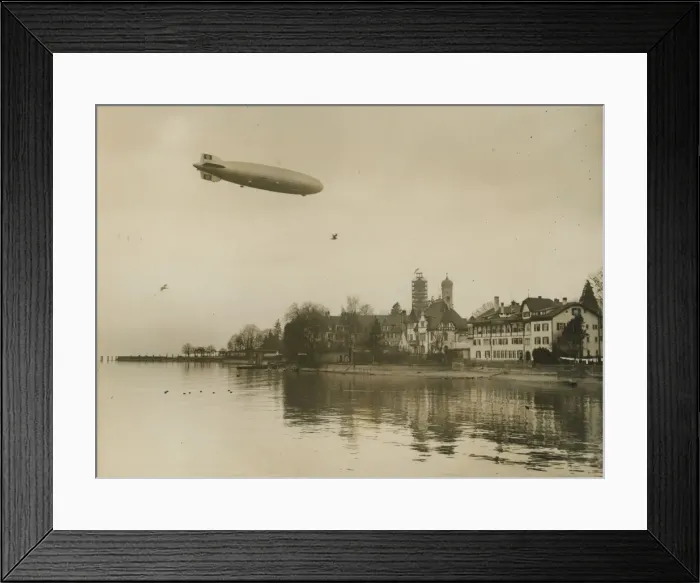Framed Print : The LZ129 Hindenburg over Lake Constance on 4 March 1936? Framed Print : The LZ129 Hindenburg over Lake Constance on 4 March 1936?