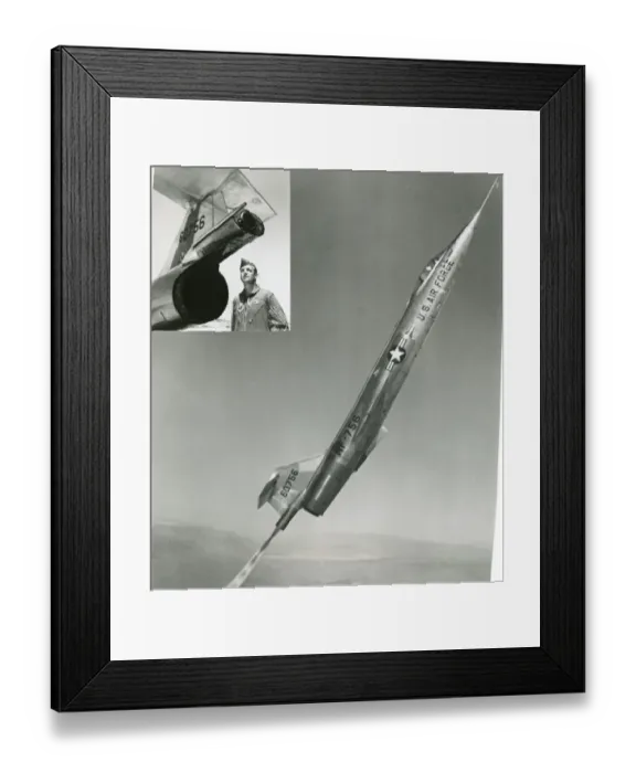 Framed Print : Lockheed NF-104A-LO Starfighter, 56-756 Framed Print : Lockheed NF-104A-LO Starfighter, 56-756