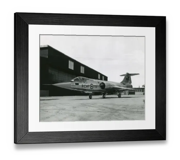 Framed Print : The first Canadair CF-104 Starfighter, 12701, for the RCAF Framed Print : The first Canadair CF-104 Starfighter, 12701, for the RCAF