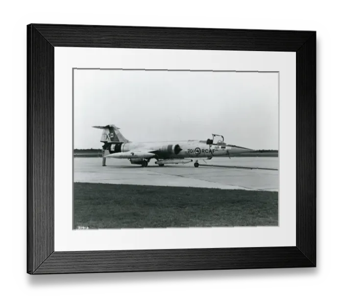 Framed Print : The first Canadair CF-104 Starfighter, 12701, for the RCAF