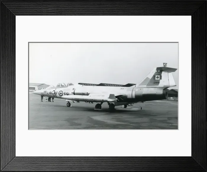 Framed Print : Lockheed CF-104D Starfighter, 12661, of the RCAF Framed Print : Lockheed CF-104D Starfighter, 12661, of the RCAF