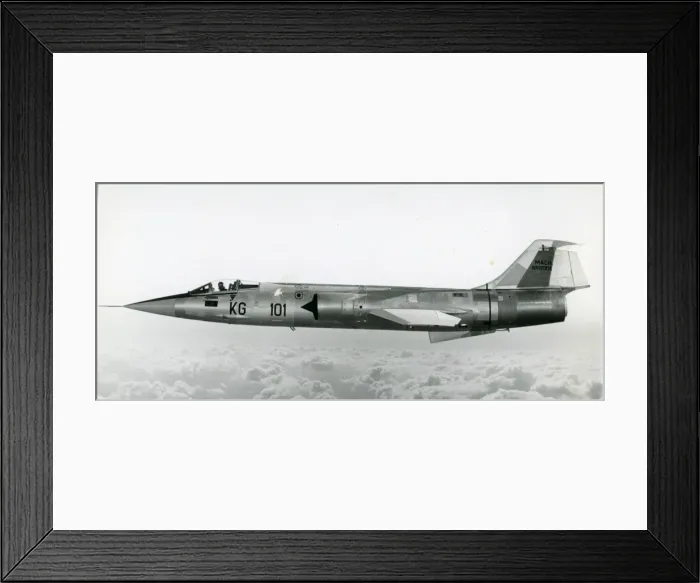 Framed Print : The first Fokker-built F-104G Starfighter for the Luftwa? Framed Print : The first Fokker-built F-104G Starfighter for the Luftwa?