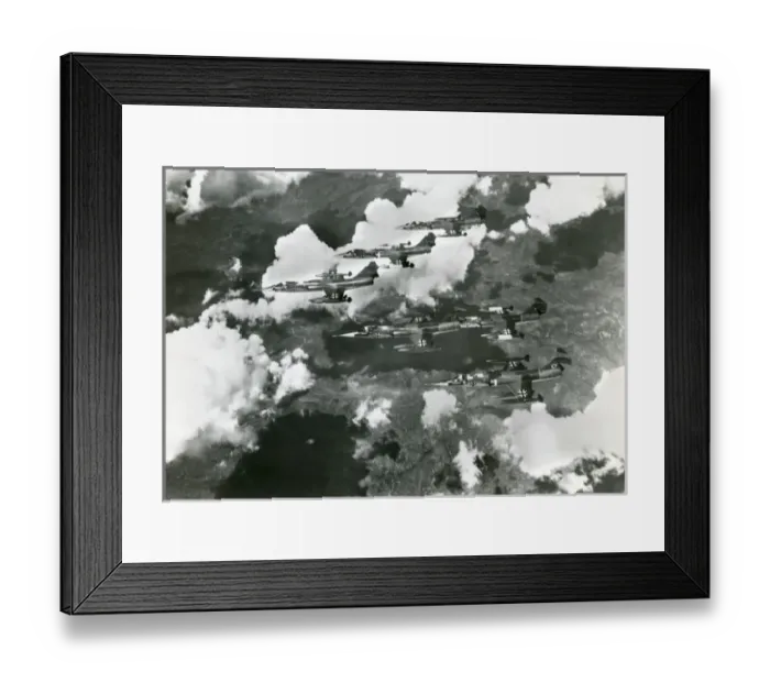 Framed Print : Six F-104G Starfighters of the Luftwaffe Framed Print : Six F-104G Starfighters of the Luftwaffe