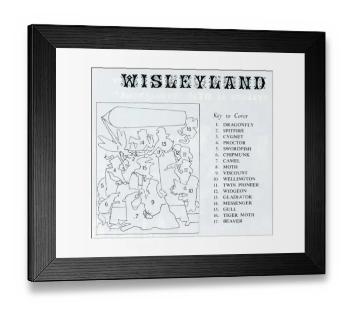 Framed Print : Key to the cover of the 1956 Royal Aeronautical Society ? Framed Print : Key to the cover of the 1956 Royal Aeronautical Society ?