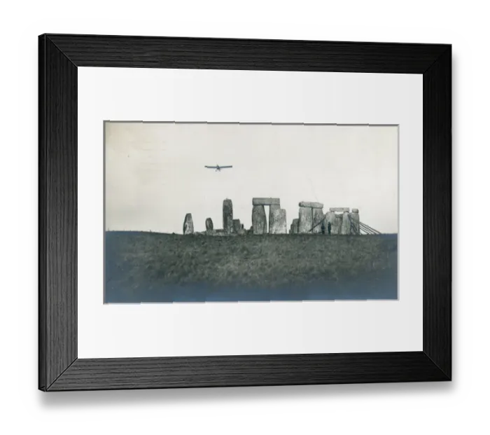 Framed Print : The Bristol Monoplane over Stonehenge Framed Print : The Bristol Monoplane over Stonehenge