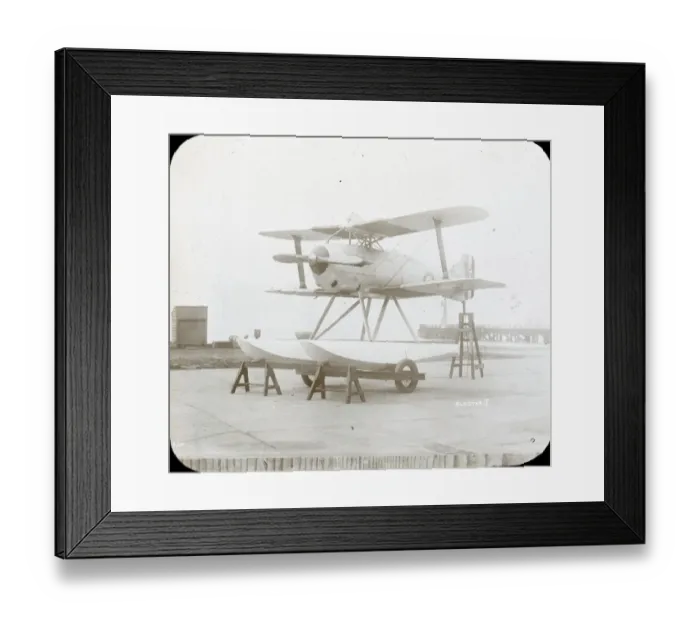 Framed Print : Gloster I, serialed J7234, on floats at Felixstowe in 1924