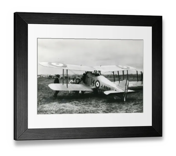 Framed Print : The prototype Gloster Grebe, J6969, with its racing numb? Framed Print : The prototype Gloster Grebe, J6969, with its racing numb?