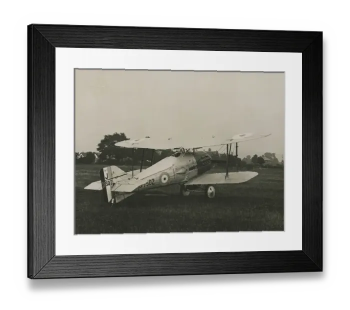 Framed Print : The second Gloster Gorcock, J7502, with a Grebe-type tal? Framed Print : The second Gloster Gorcock, J7502, with a Grebe-type tal?