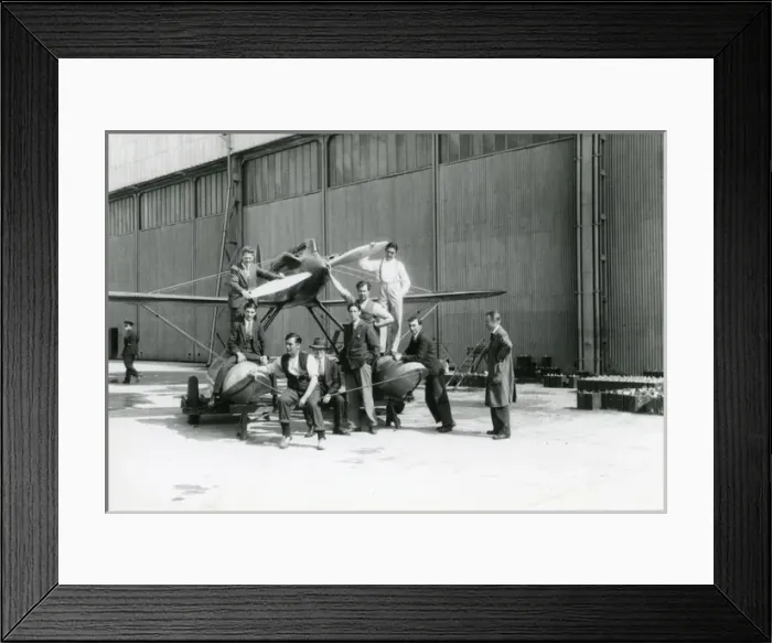 Framed Print : Gloster VI, N249, Golden Arrow, at Calshot in September ? Framed Print : Gloster VI, N249, Golden Arrow, at Calshot in September ?