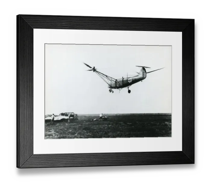 Framed Print : Focke Achgelis Fa223 Drache (Dragon) during certificatio? Framed Print : Focke Achgelis Fa223 Drache (Dragon) during certificatio?