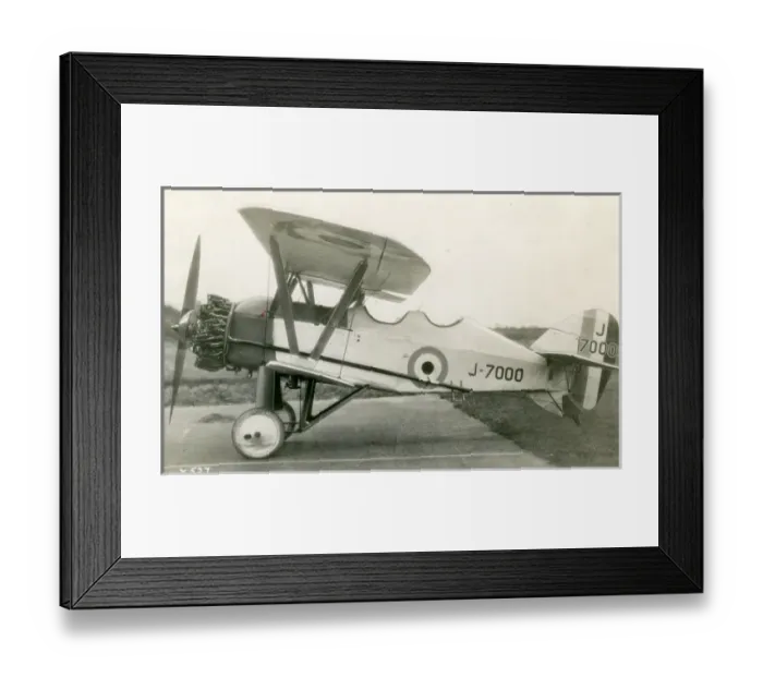 Framed Print : Dual control Armstrong Whitworth Siskin III, J7000, whic? Framed Print : Dual control Armstrong Whitworth Siskin III, J7000, whic?