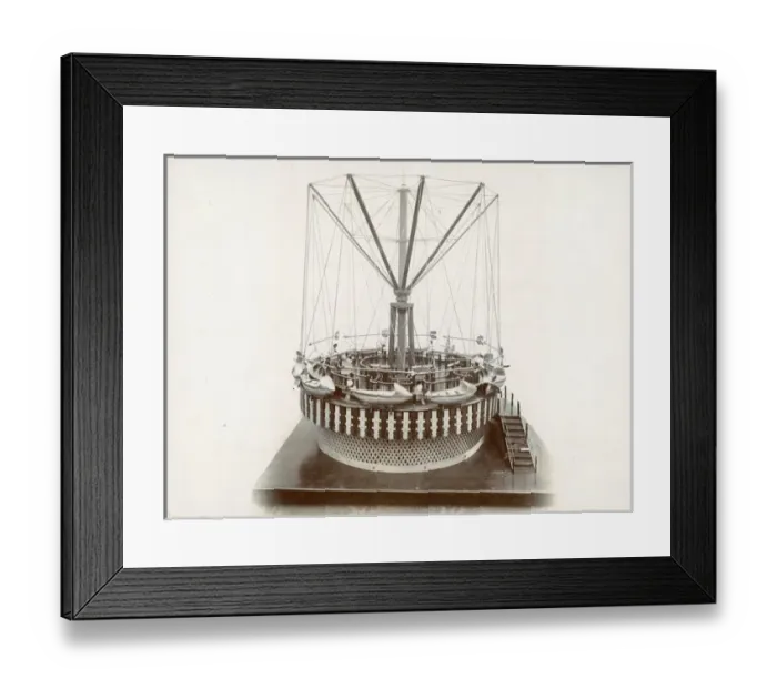 Framed Print : Wreck of Sir Hiram Maxim?s steam-driven aeroplane. Note ?