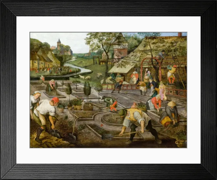 Framed Print : Spring (1633). Brueghel, Pieter II 1564-1638 (after). Date: 1633 Framed Print : Spring (1633). Brueghel, Pieter II 1564-1638 (after). Date: 1633