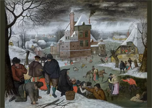 Winter. Brueghel, Pieter II 1564-1638 (after)