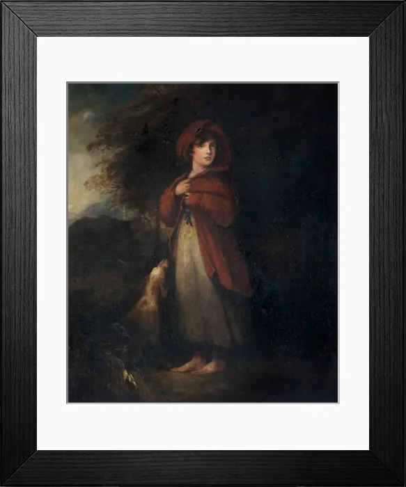 Framed Print : Portrait of a Young Girl Framed Print : Portrait of a Young Girl
