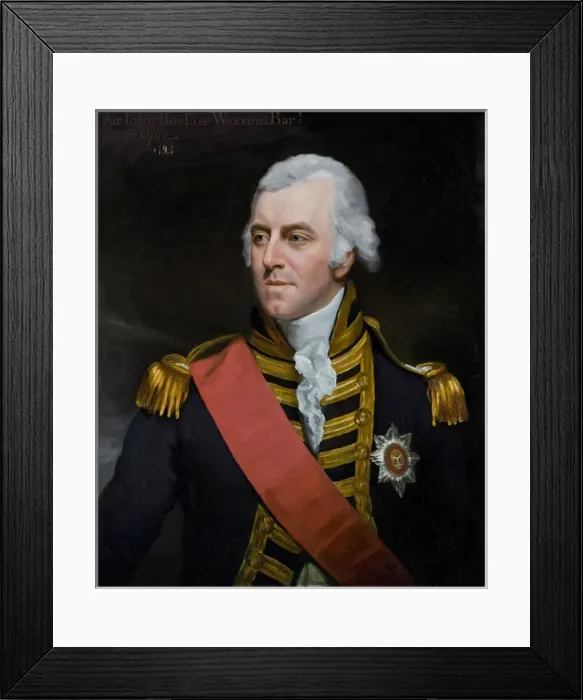 Framed Print : Sir John Borlase Warren Framed Print : Sir John Borlase Warren
