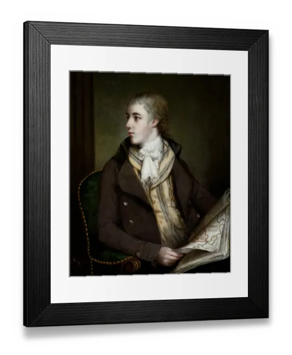 Framed Print : Portrait of a Young Man, possibly a United Irishman Framed Print : Portrait of a Young Man, possibly a United Irishman