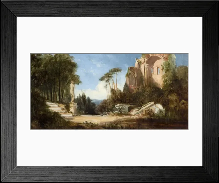 Framed Print : Romanesque Ruins at Nijmegen Framed Print : Romanesque Ruins at Nijmegen