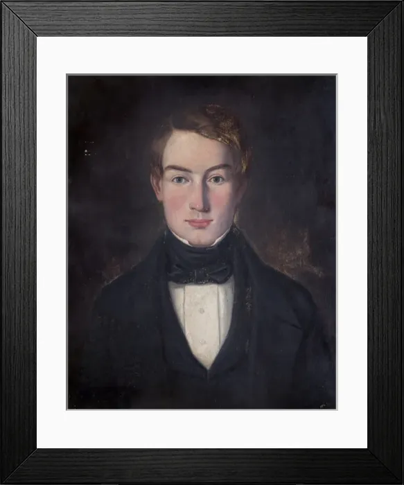 Framed Print : Portrait of an Young Man Framed Print : Portrait of an Young Man