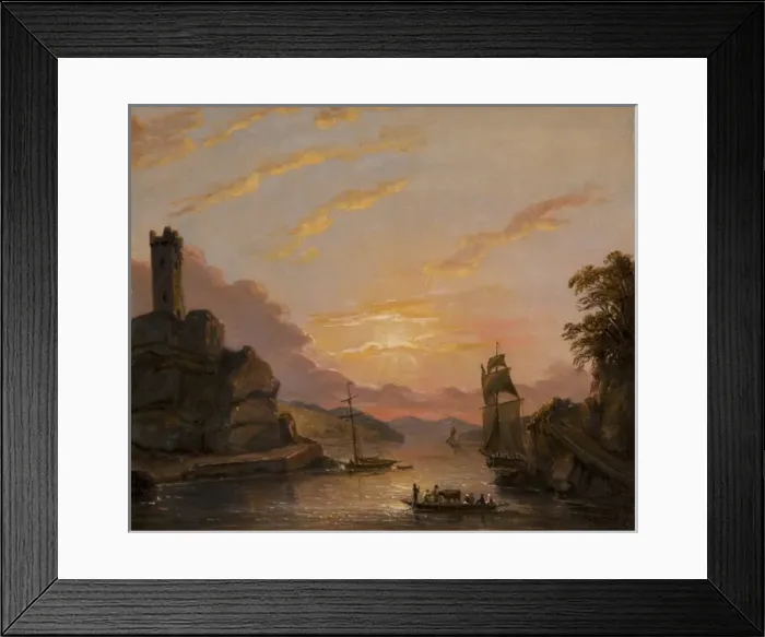 Framed Print : Carrick Ferry, near Wexford, Ireland Framed Print : Carrick Ferry, near Wexford, Ireland