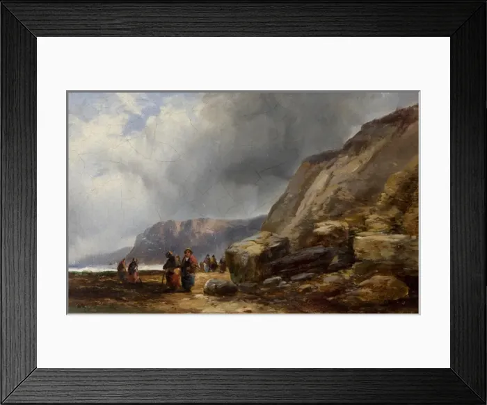 Framed Print : The Nab, Scarborough, South Side Framed Print : The Nab, Scarborough, South Side