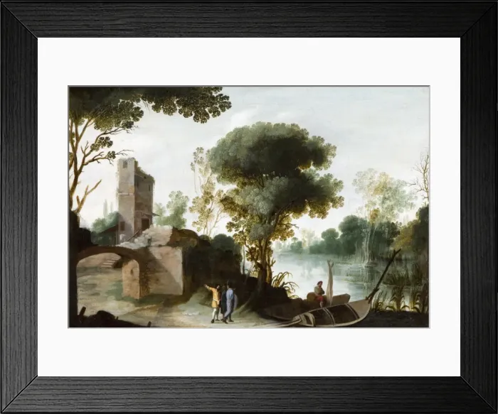 Framed Print : Landscape with Figures Framed Print : Landscape with Figures